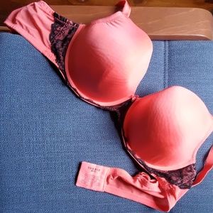 Bright orange torrid bra